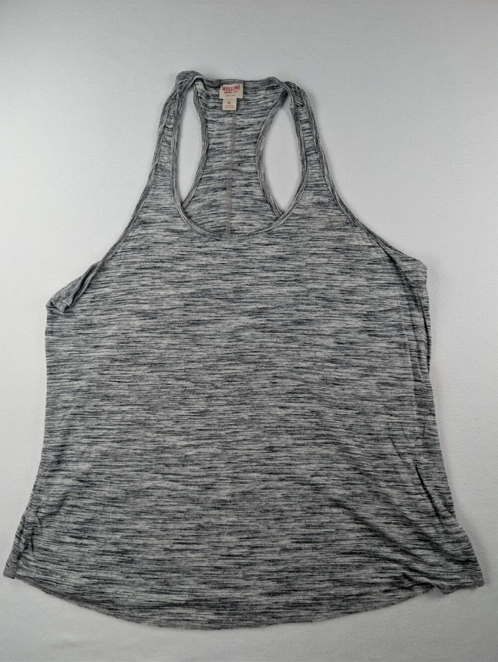 Mossimo Supply Co Women’s XL Gray Space Dye Racerback Tank Top